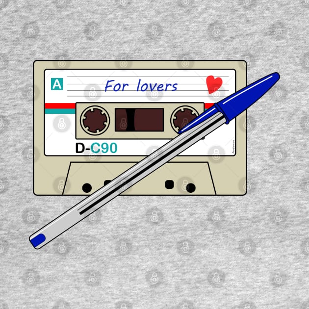 Cassette for lovers by Pendientera